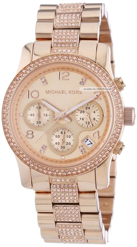 michael kors damenuhr gold|michael kors rose gold watch.